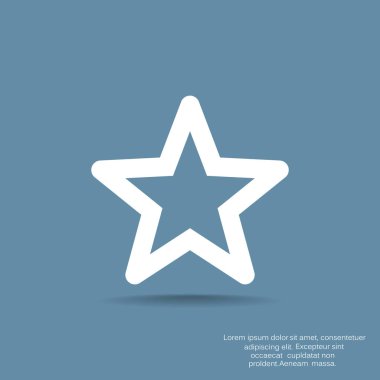 yıldız işareti illüstrasyon vektör 
