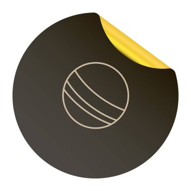 topu işareti illüstrasyon vektör 