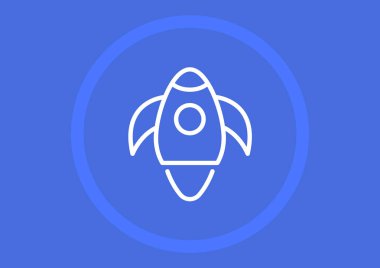 Uzay mekiği kutsal kişilerin resmi, vektör çizim