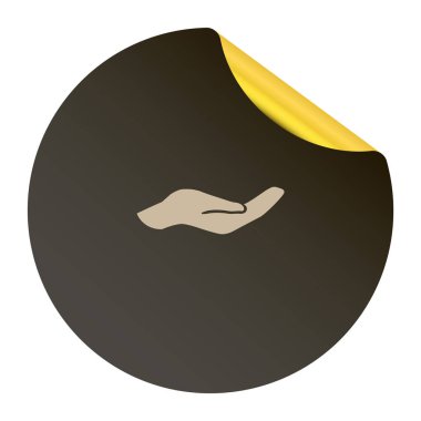 sadaka, web simge ver. Vektör çizim