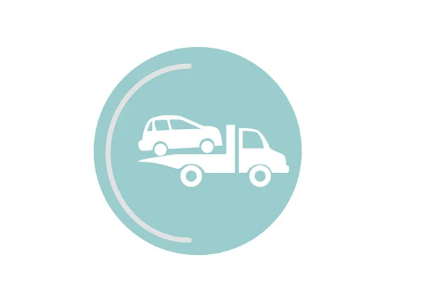 Icono Signo Transporte Ilustración Vectorial — Vector de stock