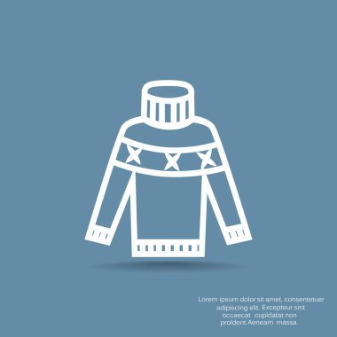 giysi simgesi vektör illüstrasyonu 