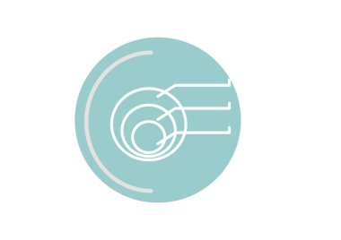 İş diyagramı düz simgesi web tasarımı için