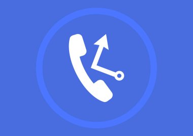 telefon işareti illüstrasyon vektör 