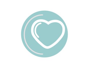 kalp işareti illüstrasyon vektör 