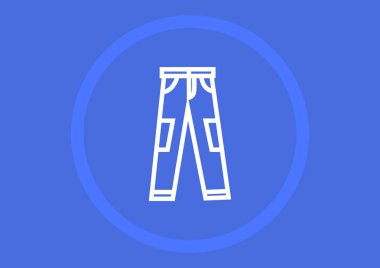 giysi simgesi vektör illüstrasyonu 