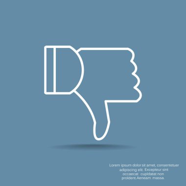 el işareti vektör çizim 