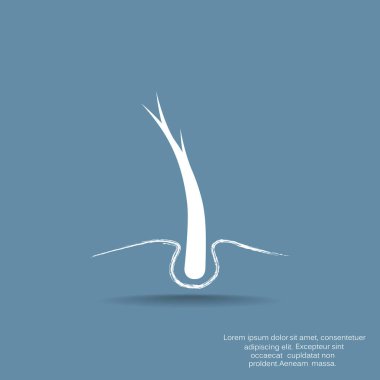 ampul işareti simgesi, vektör çizim