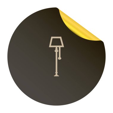 Lamba düz simgesi web tasarımı için