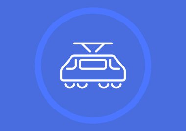 Demiryolu grafik simgesini. vektör tasarımı