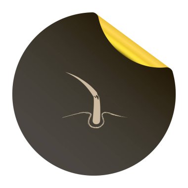 ampul işareti simgesi, vektör çizim