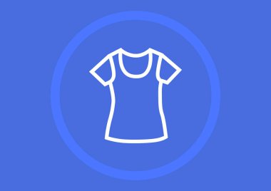 giysi simgesi vektör illüstrasyonu 