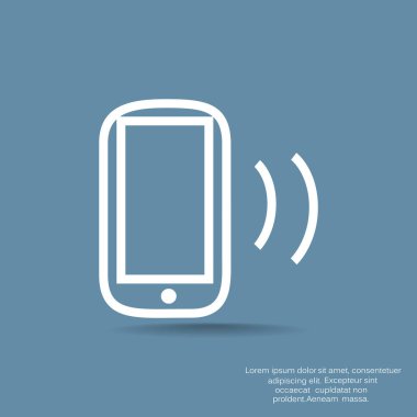 Basit akıllı telefon simgesi