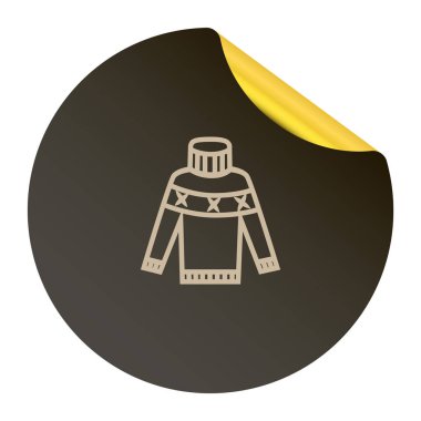 giysi simgesi vektör illüstrasyonu 