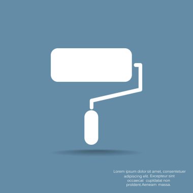 boya rulo vektör çizim 