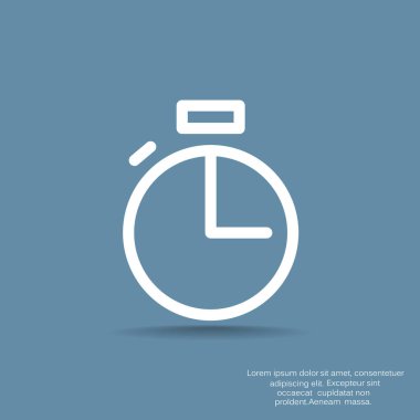 Saat işareti vektör çizim 