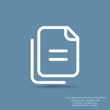 Dosyaları veya belgeleri web simgesi