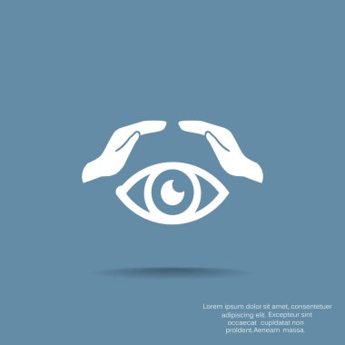 göz işareti illüstrasyon vektör 
