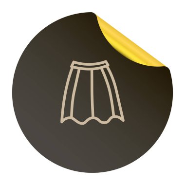 giysi simgesi vektör illüstrasyonu 