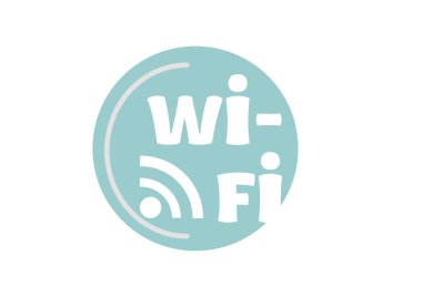 WiFi işareti illüstrasyon vektör 