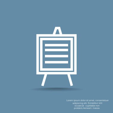 Eğitim simgesi vektör illüstrasyonu 