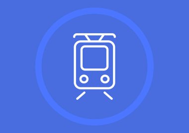 Demiryolu grafik simgesini. vektör tasarımı