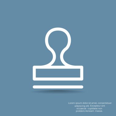 damga işareti illüstrasyon vektör 