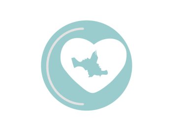 kalp işareti illüstrasyon vektör 