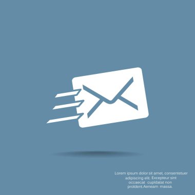 e-posta web simge vektör çizim