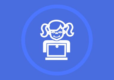 Eğitim simgesi vektör illüstrasyonu 