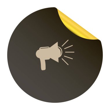 hoparlör işaret illüstrasyon vektör 