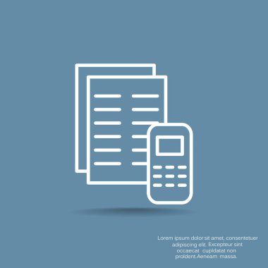 iletişim işareti illüstrasyon vektör 