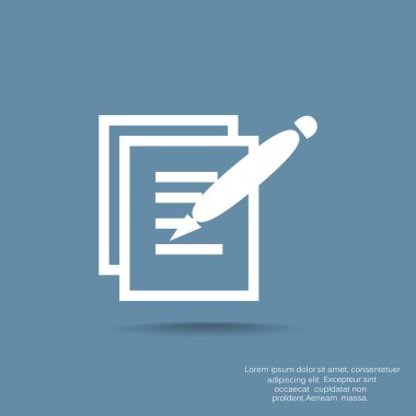 Eğitim simgesi vektör illüstrasyonu 