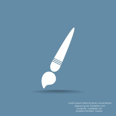 boya fırçası vektör çizim 