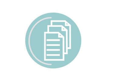 Dosyaları veya belgeleri web simgesi