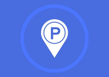 İşaretçi araba park simge ile göster