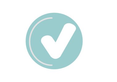 onay işareti işareti illüstrasyon vektör 