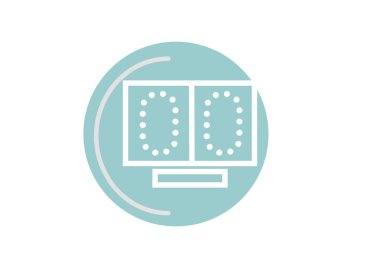 spor simgesi vektör illüstrasyonu