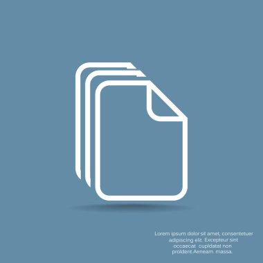 Dosyaları veya belgeleri web simgesi