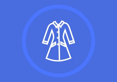 elbise web simgesi. vektör tasarımı