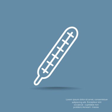 termometre işareti illüstrasyon vektör 