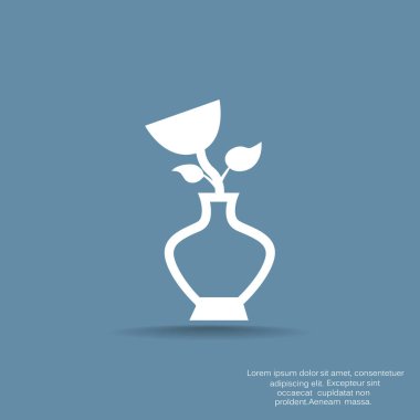 Gül vazo simgesi