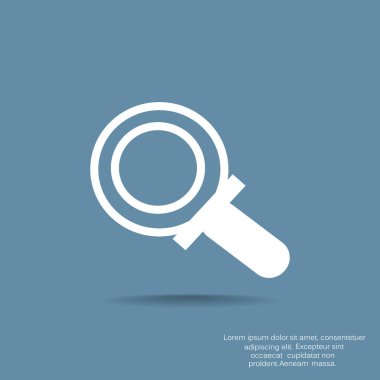 Basit büyüteç simgesini