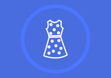 giysi simgesi vektör illüstrasyonu 