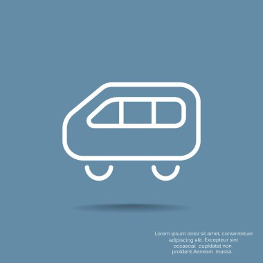 otobüs grafik simgesini. vektör tasarımı