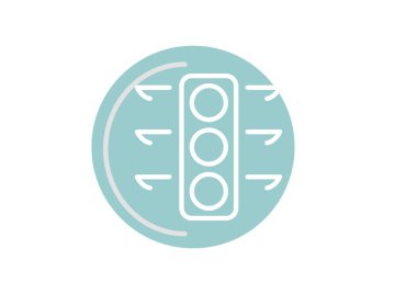 Semafor web simgesi. vektör tasarımı