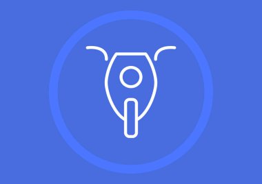 İşareti simgesi, vektör çizim taşıma