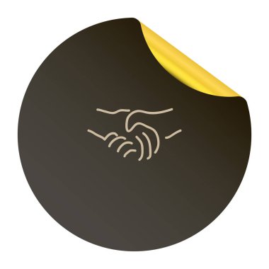 el sıkışma web simgesi. vektör tasarımı