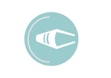 Kapalı kitap web simgesi, basit vektör çizim