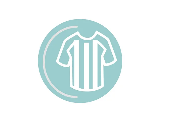 Shirt Flache Ikone Für Webdesign — Stockvektor